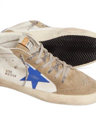 Men's Mid Star Low Top Leather Sneakers