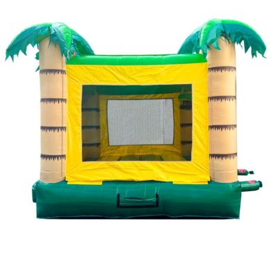  Premium Inflatable Without Blower - Deluxe Castle Big Crossover Inflatable Bouncy House Jumper Unit for Kids