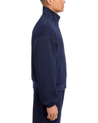 Regular Fit Stand Collar Zip Jacket