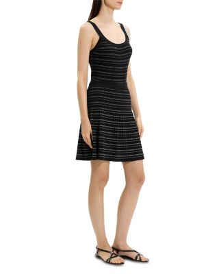 Rib Stripe Mini Skirt