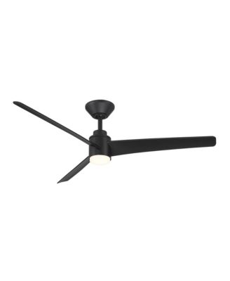 Smart Fans Novelle 52in Selectable 2700-3000-4000-5000K LED Indoor or Outdoor Smart Home Ceiling Fan