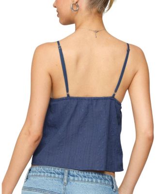 Otis Eyelet Split Front Tank Top