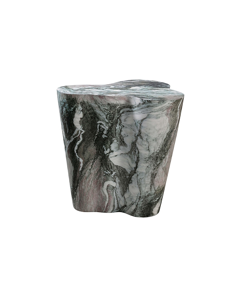 Tov Furniture Slab Faux Marble Short Side Table