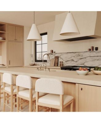 Calla Performance Velvet Counter Stool