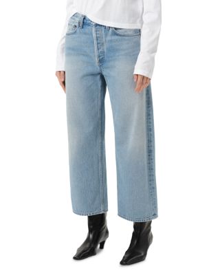 Arc Mid Rise Crop Wide Jeans in Orten
