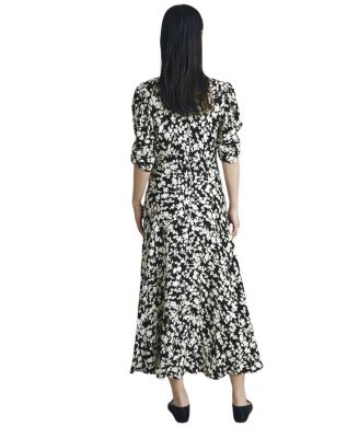 Madi Crepe Floral Midi Dress