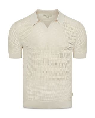 Mesh Knit Polo Shirt