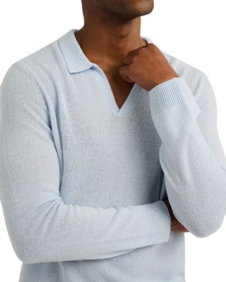 Featherweight Cashmere Polo Sweater