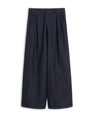 Wide Leg Denim Pants