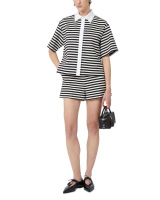 Striped Jersey Shorts