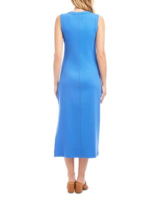 Sleeveless Ribbed Column Dress