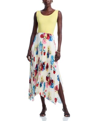 Elie Tahari - Mave Mixed Media Dress