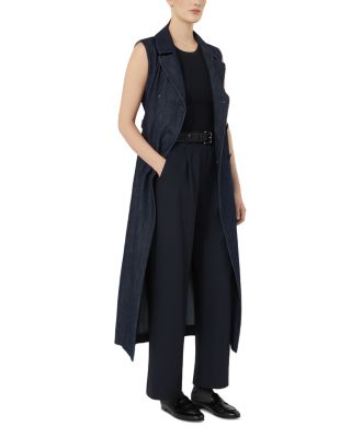 Greta Ultramarine Denim Waistcoat Dress