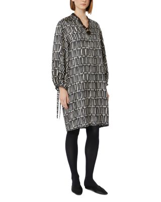 Ottone Black Silk Dress