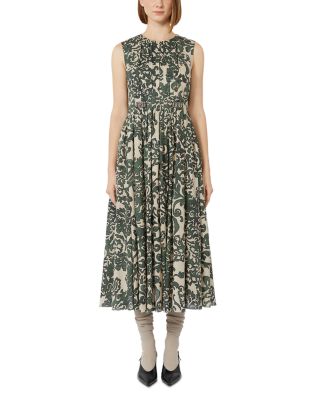 Venice Kaki Cotton Dress