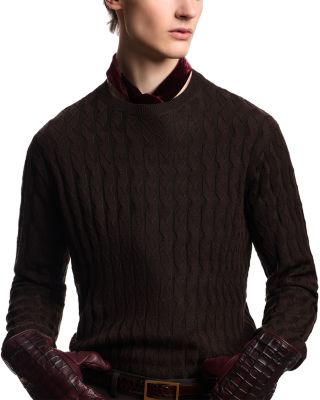 Regular Fit Geometric Jacquard Sweater 
