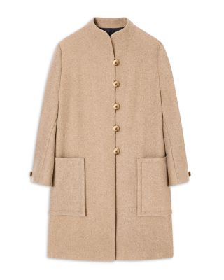 Mock Neck Coat