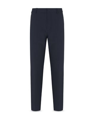 Regular Fit Textured Stretch Pants