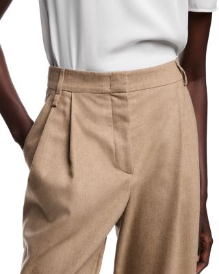 Icon Wool Blend Pleated Pants