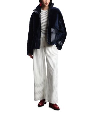 Garment Dyed Wide Leg Pants