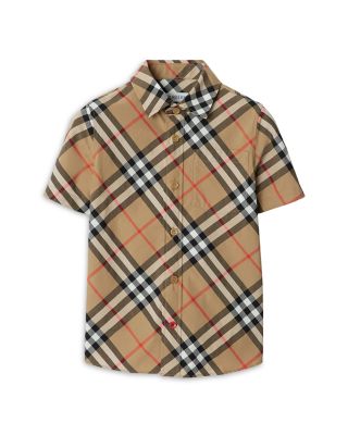 Boys' Check Cotton Shirt - Little Kid, Big Kid