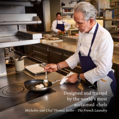 ProBond Luxe 2 Piece Professional Clad Stainless Steel Skillet Set with TITUM Nonstick