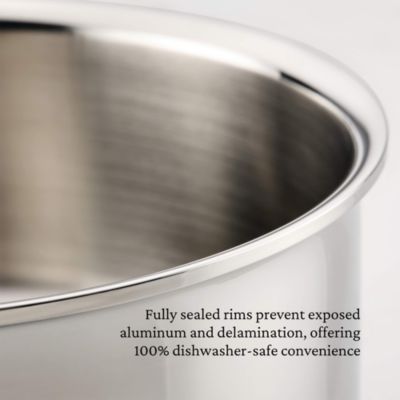 ProBond&amp;reg; Luxe 10 Piece Professional Clad Stainless Steel Cookware Set