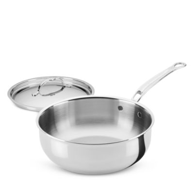 ProBond Luxe 3.5 Quart Professional Clad Stainless Steel Essential Pan with Lid