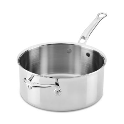 ProBond Luxe 4 Quart Professional Clad Stainless Steel Saucepan with Lid 