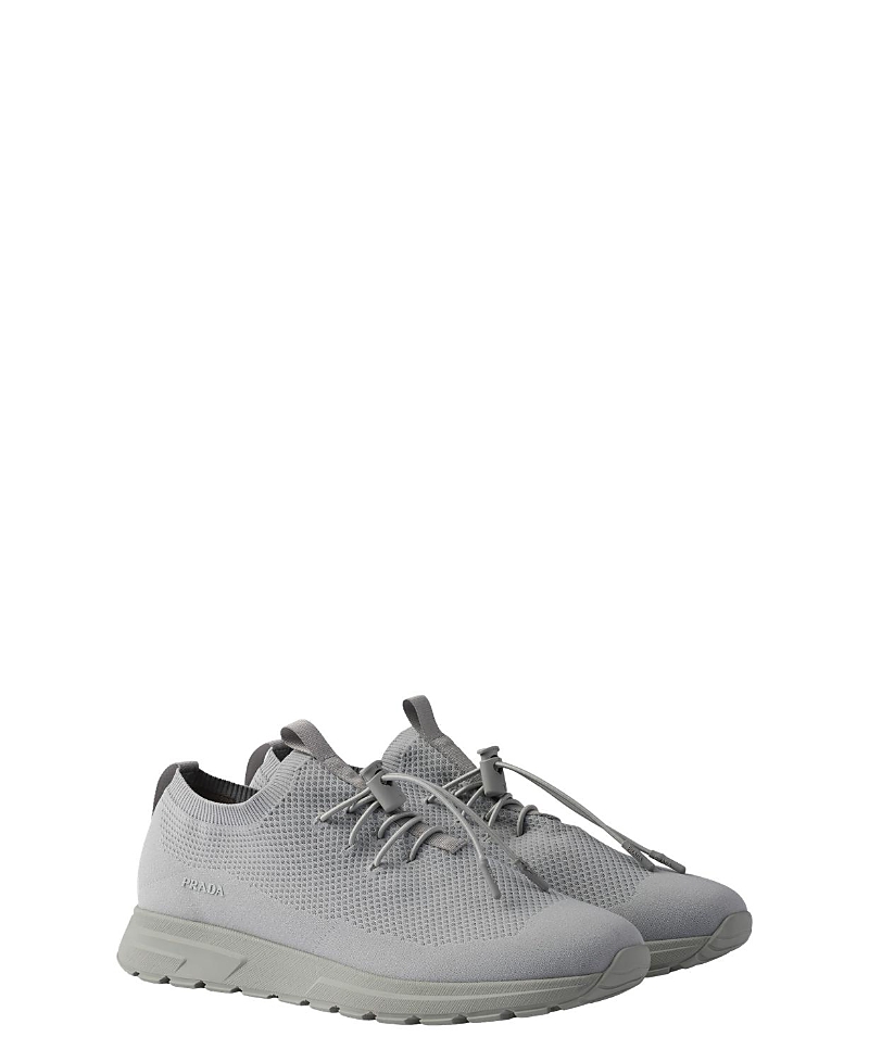 Prada Prax Stretch Knit Sneakers