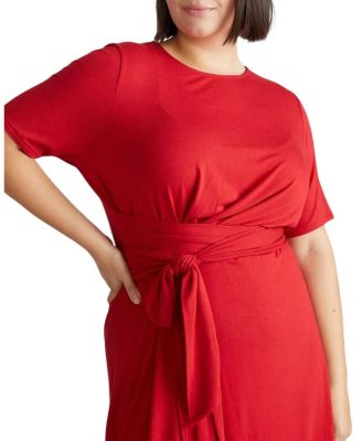 Plus Size Delilah Liquid Jersey Dress