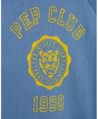 Unisex Pep Club Raglan Fleece Sweatshirt - Little Kid, Big Kid
