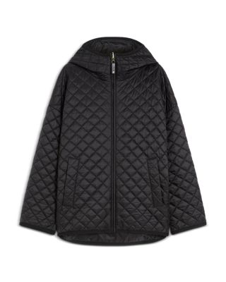 Diamond Quilted Hooded Jacket