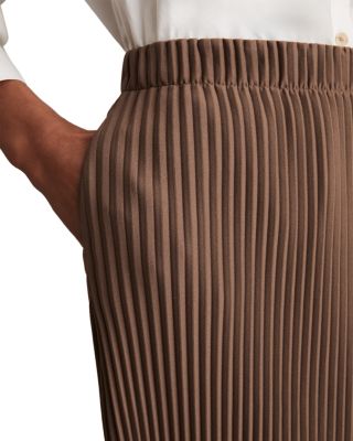 【海外限定】REISSスカート☆Chocolate Pippa Pleated Jersey Mi REISS Pippa Jersey Pleated Column Skirt | Bloomingdale's
