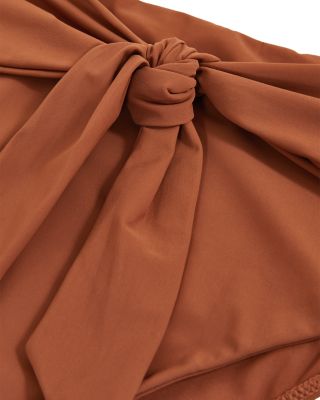 Hallie High Waisted Tie Front Bikini Bottom