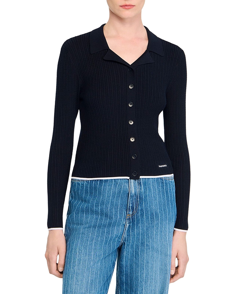 Sandro Cropped Cardigan