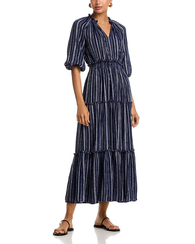 Rails Caterine Roche Stripe Dress In Blue