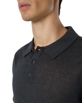 Linen Sweater Polo Shirt