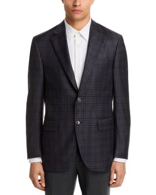 Flynn Check Windowpane Wool Regular Fit Sportscoat