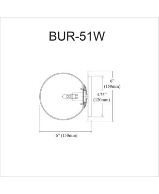 Burlat 1 Light Wall Sconce