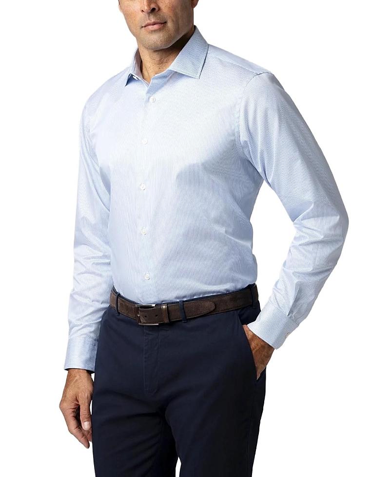 Robert Talbott Reynolds Mini Stripe Twill Classic Fit Shirt