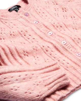 Girls' Bjarnros Long Sleeve Crewneck Cardigan, Big Kid, Little Kid - Exclusive