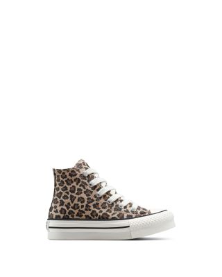 Girls' Chuck Taylor All Star EVA Lift Hi Leopard Sneakers - Toddler, Little Kid