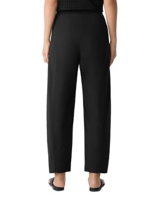 Pleated Lantern Ankle Pants