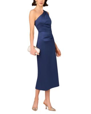 Stretch Mikado Midi Dress