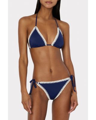 MILLY - Crocheted Trim Tie Side Bottom