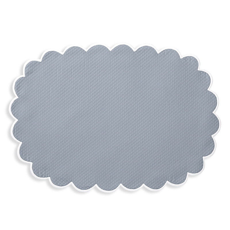 Matouk Savannah Gardens Placemat 13 X 19 Oblong, Set Of 4 In Gray