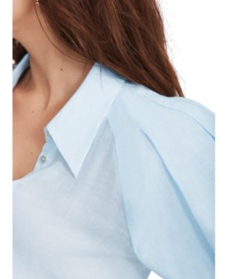  Women's Puff Sleeve Shirt