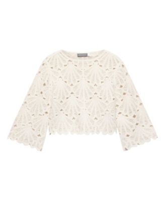  Women's Crochet Knited Top