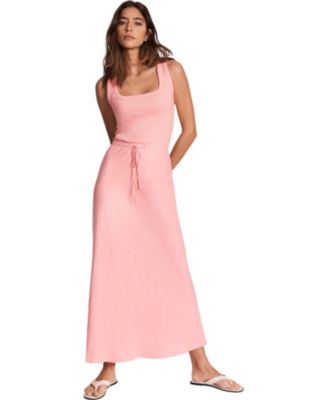  Women's Linen Slip Maxi Skirt
